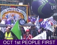 1st October 2011 People First STUC demo flyer