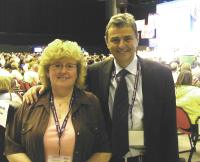 Pat Rowland and Dave Prentis