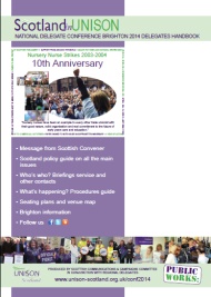 Scotland Delegates' booklet