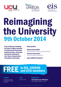 Reimagining the University flyer