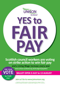 Strike ballot: Yes to Fair Pay leaflet June 2013