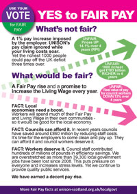 Strike ballot: Yes to Fair Pay leaflet June 2013