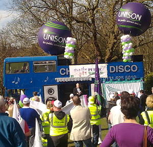 UNISON Disco Bus