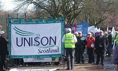 UNISON Scotland banner