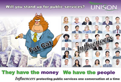 1000 Influencers v FatCats postcard Mar 2015